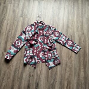 Geometric Patterned Cardigan